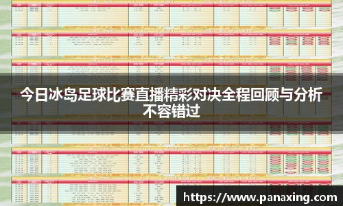 今日冰岛足球比赛直播精彩对决全程回顾与分析不容错过